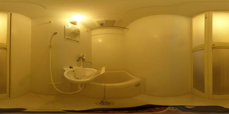 パノラマ画像バスルーム