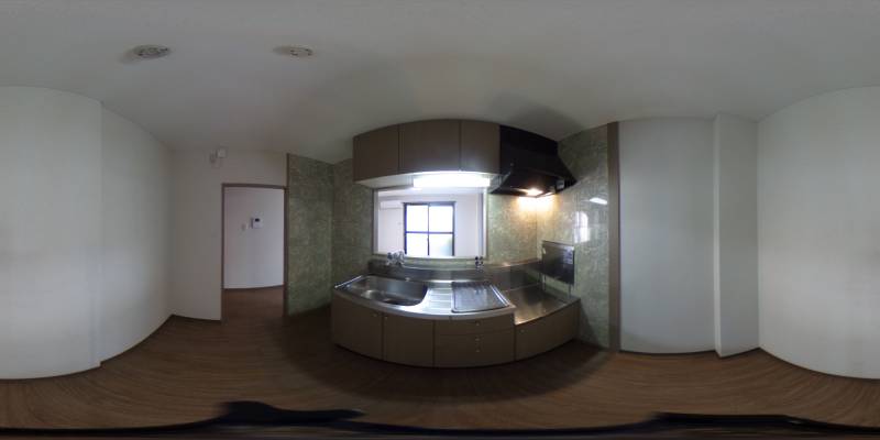 パノラマ画像キッチン