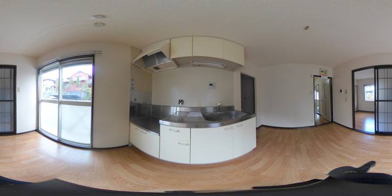 パノラマ画像キッチン