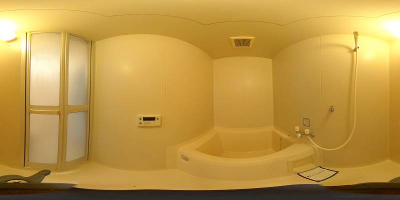 パノラマ画像バスルーム