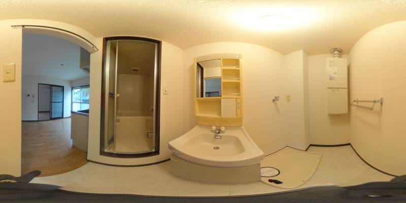 パノラマ画像洗面所