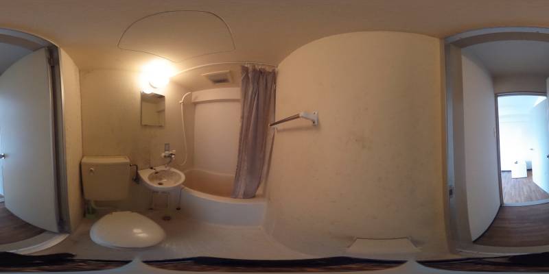 パノラマ画像バスルーム