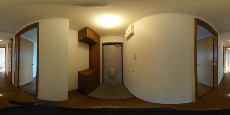 パノラマ画像玄関