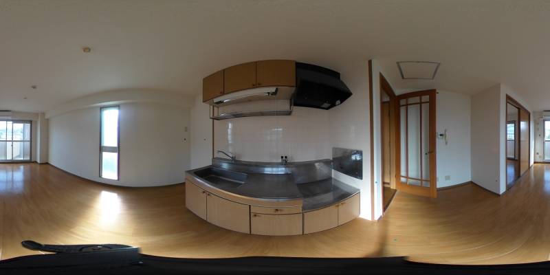 パノラマ画像キッチン