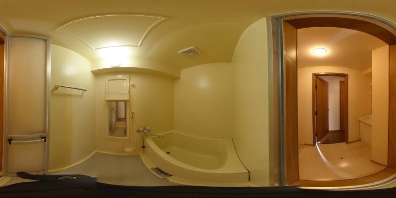 パノラマ画像バスルーム