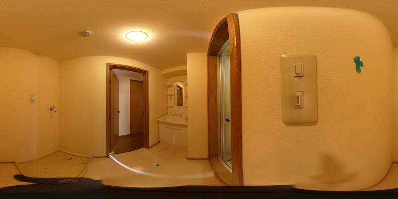 パノラマ画像洗面所