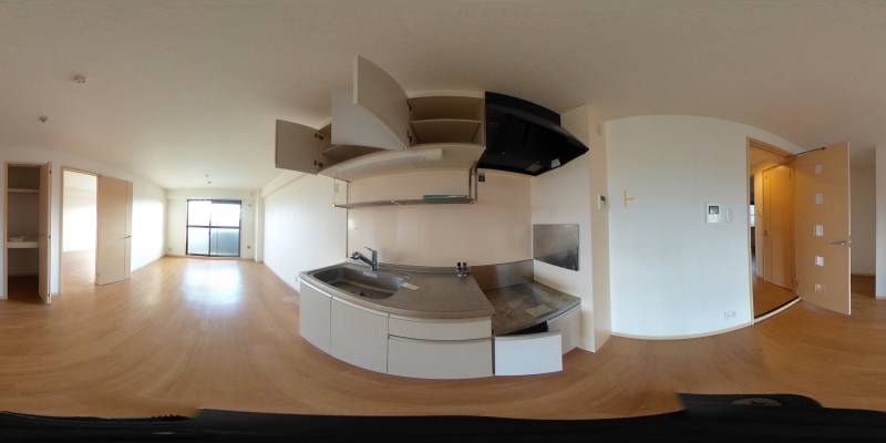 パノラマ画像キッチン