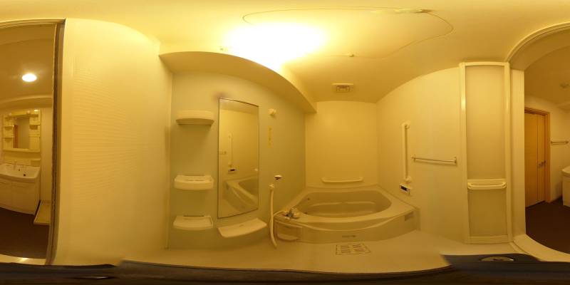 パノラマ画像バスルーム