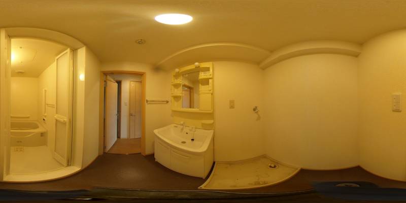 パノラマ画像洗面所
