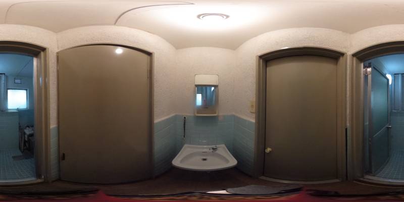 パノラマ画像洗面所