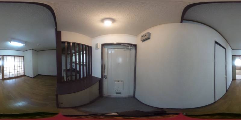 パノラマ画像玄関