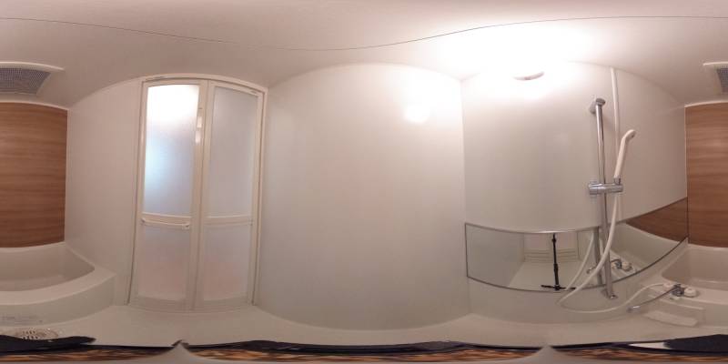 パノラマ画像バスルーム