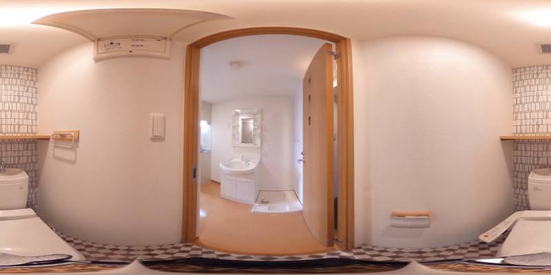 パノラマ画像トイレ