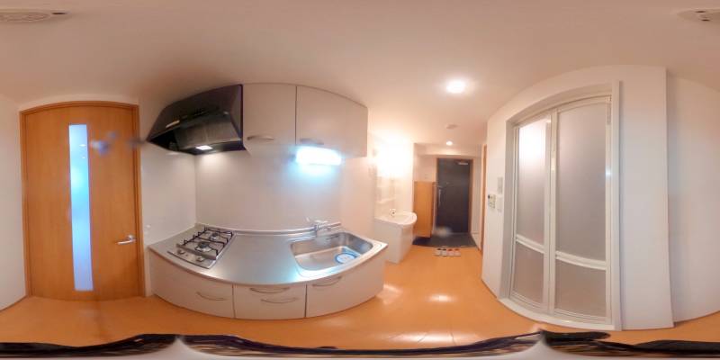 パノラマ画像キッチン