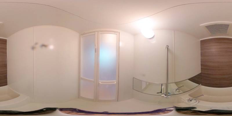 パノラマ画像バスルーム