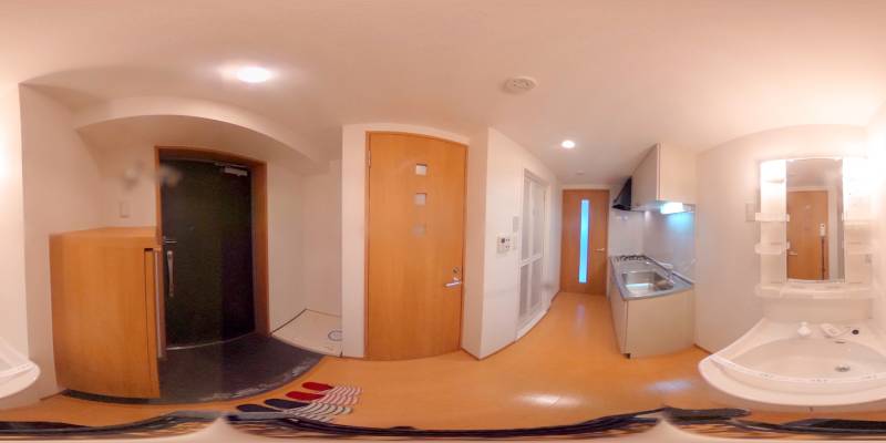 パノラマ画像洗面所