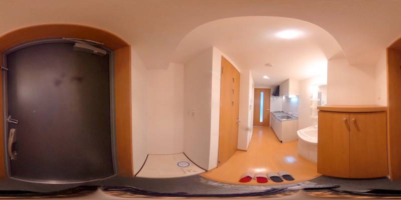 パノラマ画像玄関