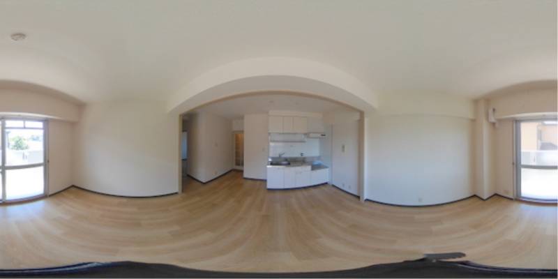 パノラマ画像リビング