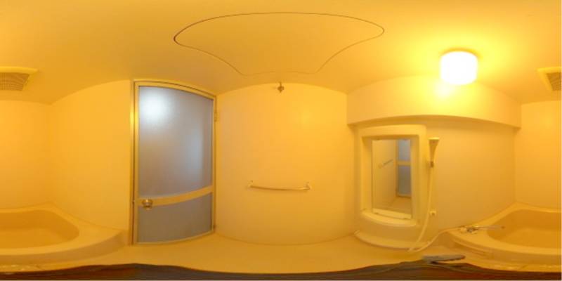 パノラマ画像バスルーム