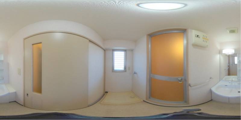 パノラマ画像洗面所