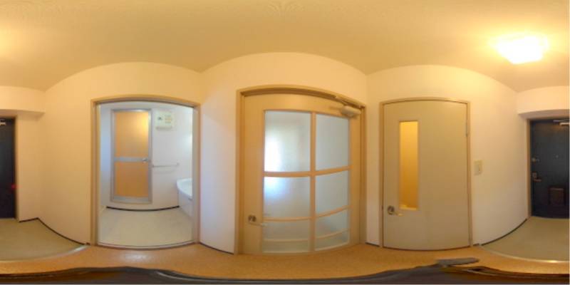 パノラマ画像玄関