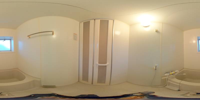 パノラマ画像バスルーム