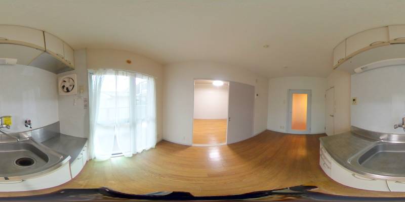 パノラマ画像キッチン