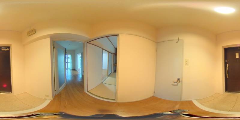 パノラマ画像玄関