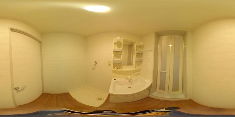 パノラマ画像洗面所