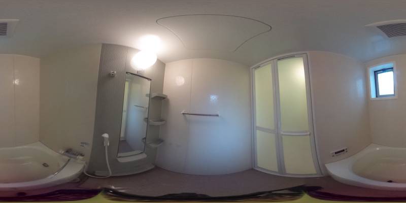 パノラマ画像バスルーム
