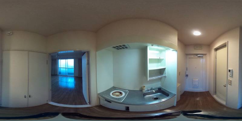 パノラマ画像キッチン