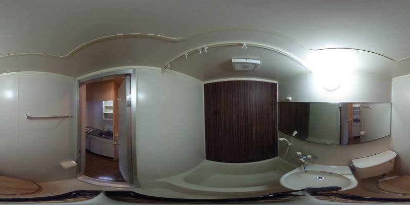パノラマ画像バスルーム
