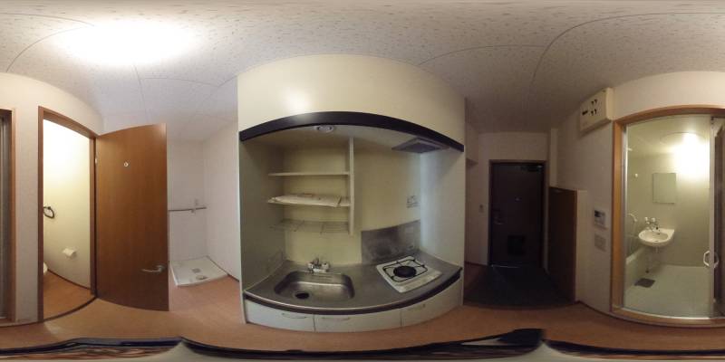 パノラマ画像キッチン