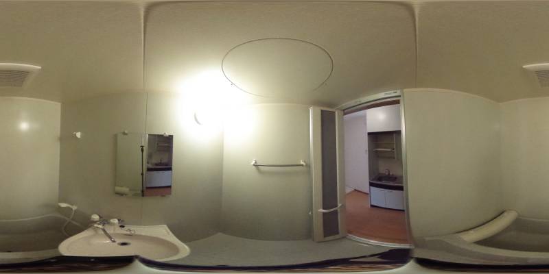 パノラマ画像バスルーム