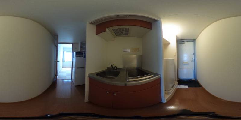 パノラマ画像キッチン