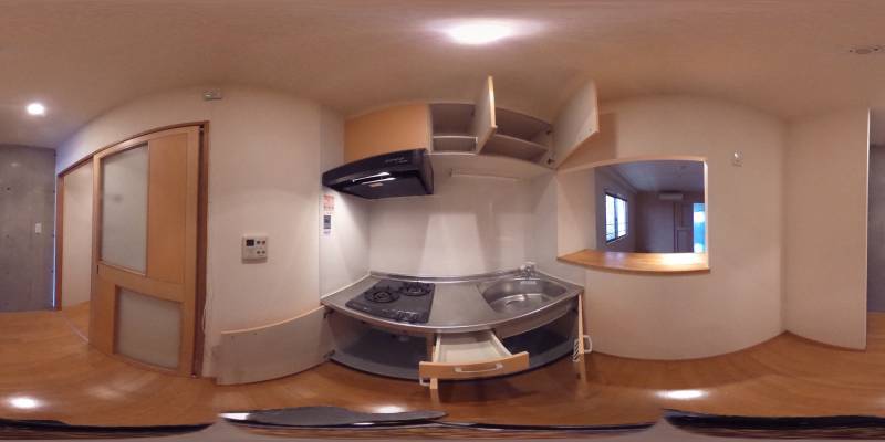パノラマ画像キッチン