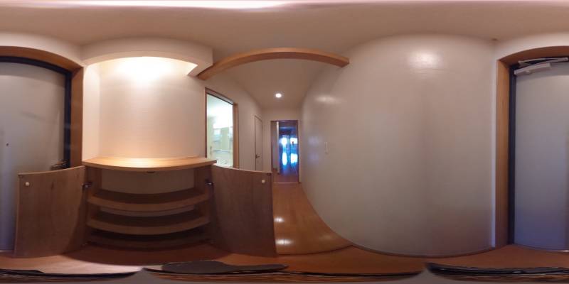 パノラマ画像玄関