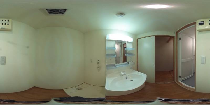 パノラマ画像洗面所