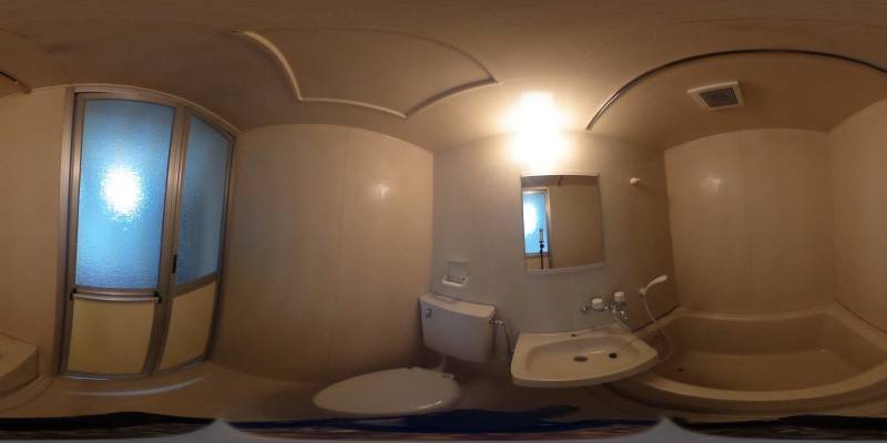 パノラマ画像バスルーム