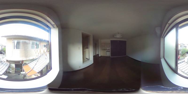 パノラマ画像バルコニー