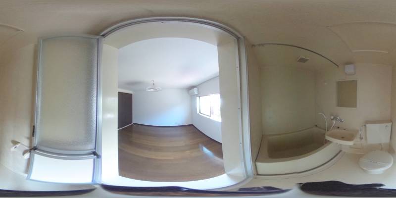 パノラマ画像バスルーム