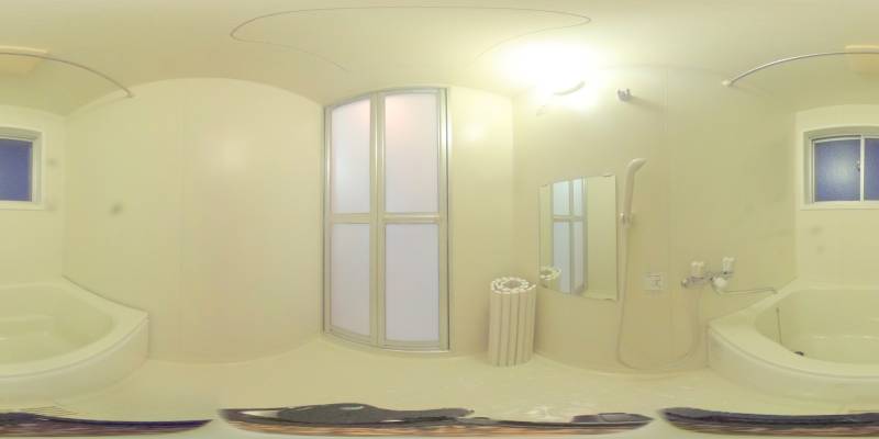 パノラマ画像バスルーム