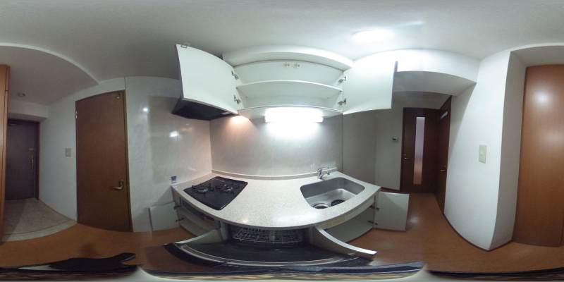 パノラマ画像キッチン