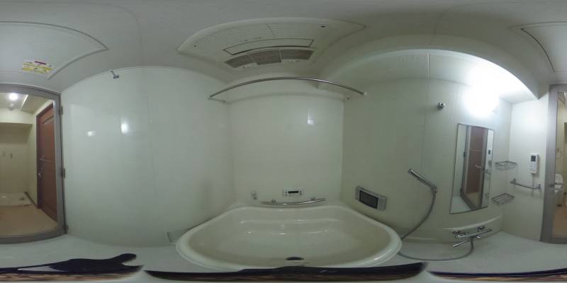 パノラマ画像バスルーム