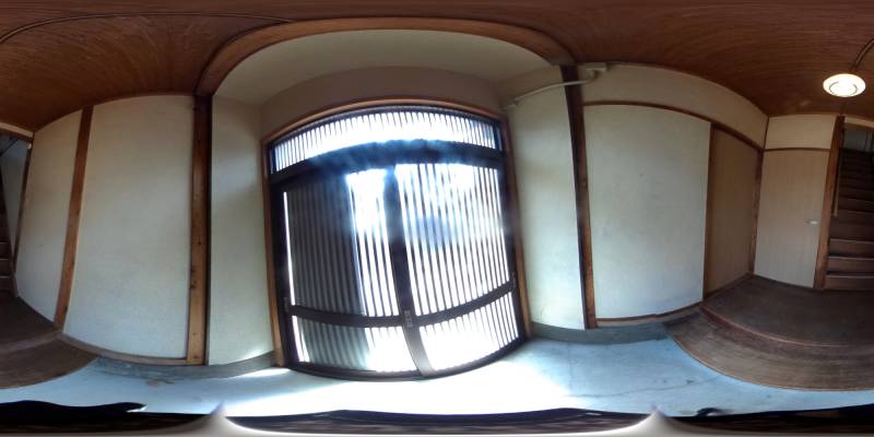 パノラマ画像玄関