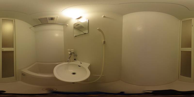 パノラマ画像バスルーム