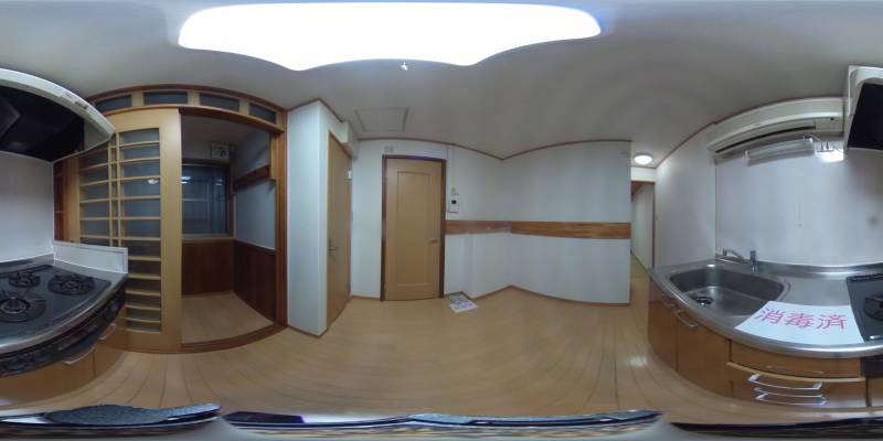 パノラマ画像キッチン