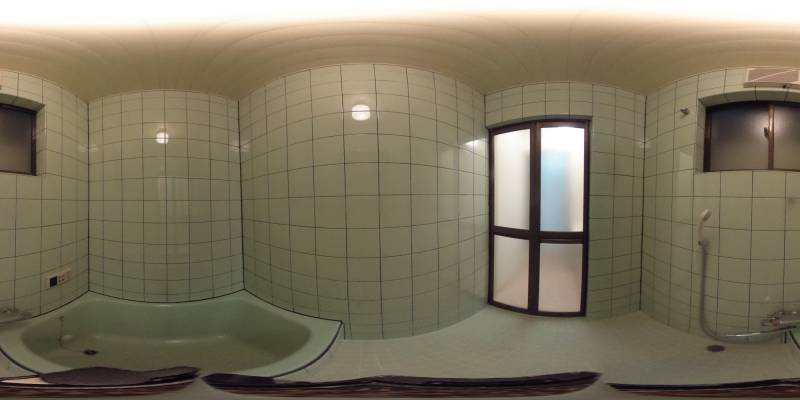 パノラマ画像バスルーム