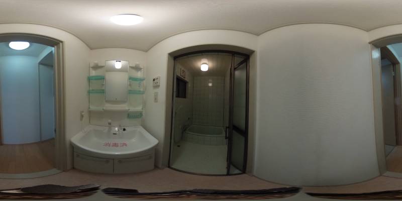パノラマ画像洗面所