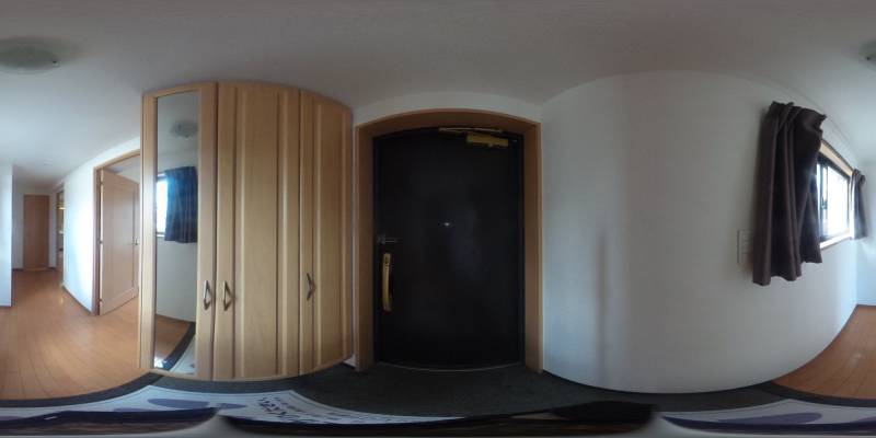 パノラマ画像玄関